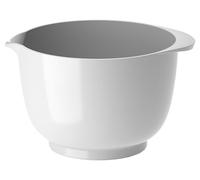 Rosti Margrethe - Cuenco para mezclar (2 L), color blanco | Cuenco y cuenco para masa irrompible con mango y boquilla de plástico reciclable - Altura: 12,8 cm, diámetro: 18,2 cm