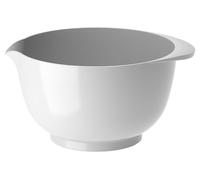 Rosti Margrethe - Cuenco para mezclar (3 L), color blanco | Cuenco y cuenco para masa irrompible con mango y boquilla de plástico reciclable - Altura: 12,9 cm, diámetro: 21,1 cm