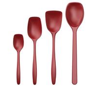 Rosti New Classic - Juego de cucharas mezcladoras (4 piezas), color rojo