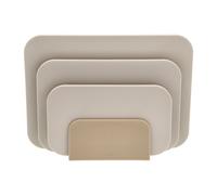 Rosti Set de 3 tablas de cortar y soporte Choptima Humus