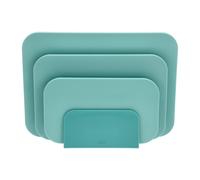 Rosti Set de 3 tablas de cortar y soporte Choptima Nordic green