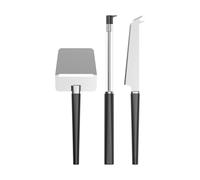 Rosti Set de 3 utensilios para quesos Emma Black