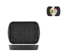 Rosticera Antiadherente 'Stone' Cm25x18 HOME De Aluminio