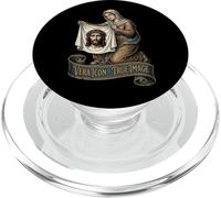 Rostro de Jesucristo Católico PopSockets PopGrip para MagSafe