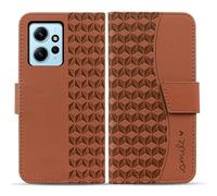 Rostsant Funda Compatible con Xiaomi Redmi Note 12 4G Funda Tapa Libro Movil Carcasa PU Cuero Funda Función de Soporte Billetera Flip Protectora Carcasa para Xiaomi Redmi Note 12 4G Marrón