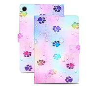 Rostsant Funda Galaxy Tab A8 2021 PU Caso de Cuero Funda Galaxy Tab A8 10.5" Tipo Cartera Carcasa para Samsung Galaxy Tab A8 2021 10.5 Pulgada SM-X200 / SM-X205 - Huella