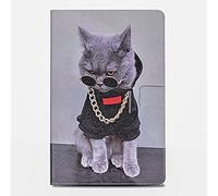 Rostsant Funda iPad Mini 7.9 Pollici,Carcasa iPad Mini 5/4 / 3/2 / 1 Caso a Libro Cover Billetera Función Dormir/Despierta Auto Funda per iPad Mini 1 2 3 4 5 - Gato Genial