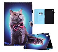 Rostsant Funda Lenovo M10 FHD Plus 10.3" Caso de Función Dormir/Despierta Auto Funda Tableta para Lenovo Tab M10 FHD Plus 2020 10.3 Pulgada TB-X6060X / TB-X606F - Gato Volante