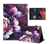 Rostsant Funda Lenovo Tab M11 Plus/Lenovo Tab K11 Plus PU Caso de Cuero Funda Tipo Cartera Carcasa para Lenovo Tab M11 Plus/Lenovo Tab K11 Plus Flor Colorida
