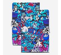 Rostsant Funda Lenovo Tab M9 2023 PU Carcase de Cuero Funda Lenovo Tab M9 9 Tipo Cartera Funda Libro para Lenovo Tab M9 2023 9 Pulgada Lenovo Tab M9 TB-310FU - Pintada