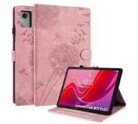 Rostsant Funda para Lenovo Tab M11 Funda de Cartera de Cuero con Estampado de Diente de león Cubierta magnética para Libro con Ranura para Tarjetas para Lenovo Tab M11 Oro Rosa