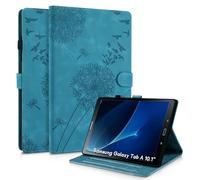 Rostsant Funda para Samsung Galaxy Tab A6 2016 Funda de Cartera de Cuero con Estampado de Diente de león Cubierta magnética para Libro para Galaxy Tab A6 10,1 Pulgadas SM-T580/T585 Azul