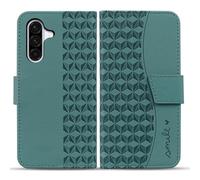 Rostsant Funda Samsung Galaxy A56 5G Carcasa de Cuero PU Billetera Magnético Funda del Libro con Ranuras para Tarjetas para Samsung Galaxy A56 5G 2025 Verde