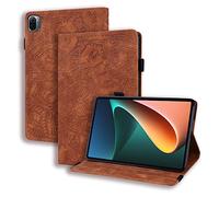 Rostsant Funda Xiaomi Pad 5 Carcasa Stand Ranura para Bolígrafo Función Patrón de Mandala Funda Protectora para Xiaomi Mi Pad 5 / Mi Pad 5 Pro 11 Pulgadas 2021 - Marrón