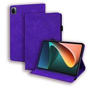 Rostsant Funda Xiaomi Pad 5 Carcasa Stand Ranura para Bolígrafo Función Patrón de Mandala Funda Protectora para Xiaomi Mi Pad 5 / Mi Pad 5 Pro 11 Pulgadas 2021 - Púrpura
