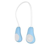 Rosvola Altavoz Bluetooth con Banda para el Cuello, Portátil, Ligero, con Cancelación de Ruido, para Deportes Al Aire Libre, Viajes, Batería de 350mAh (Blue)