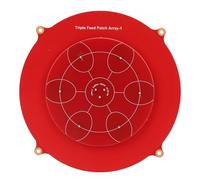 Rosvola Antena Parche Triple Alimentación 14dBi Ganancia PCB Rojo para | Amplia cobertura, transmisión estable, conector SMA, ala fija RC, drones FPV