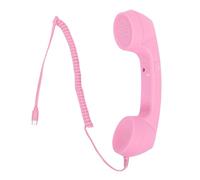 Rosvola Auricular de Teléfono Retro con Conexión Tipo C (Pink)