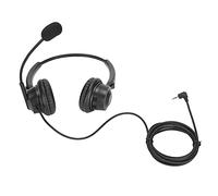 Rosvola Auriculares Telefónicos H600D-2.5, Auriculares Binaurales de Servicio Al Cliente con Cancelación de Ruido para Centros de Llamadas, con Cable Profesionales Livianos