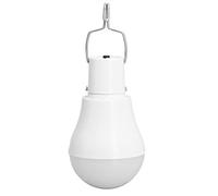 Rosvola Bombilla de Luz Solar, Luz Blanca de bajo Consumo para Emergencias de Acampada Al Aire Libre, Diseño de Gancho USB 3,7 V 1000 MAh
