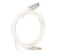 Rosvola Cable USB C a Conector Auxiliar de Sonido de 3,5 Mm, Fácil Conexión, Adaptador Portátil Liviano para el Hogar y el Automóvil, Material TPE Ecológico