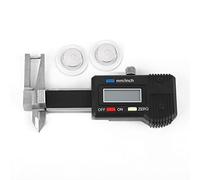 Rosvola Calibrador de Espesor Digital, Calibradores Digitales Micro Electrónicos de Acero Inoxidable de 1,5 V con Pantalla LCD Grande de 0~25 Mm, Calibrador de Medición de Espesor 3 en 1