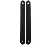 Rosvola Cerraduras para Correa de Guitarra, 2 uds., Corbata de Cabezal de Cuero PU Duradera, con Botón de Metal, Conexión Segura de Correa para Guitarra, Ukelele, Banjo