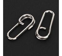 Rosvola Clip de Pesca para una Conexión Duradera de Acero Inoxidable (Talla Grande)