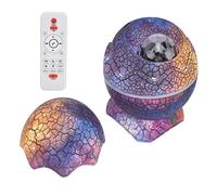 Rosvola de Luz Nocturna con Forma de Huevo de Dinosaurio para Escena Mágica de Cielo Estrellado, Control Remoto de ángulo Ajustable para Dormitorio y Sala de Estar