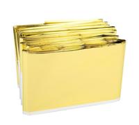 Rosvola Emergency Survival Blanket, Reflective Design 82.68x55.12 (Gold)