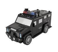 Rosvola Hucha Electrónica para Coche, Diseño Blindado Divertido con Función de Rollo Automático para Niños Que Ahorran Dinero, 10,04x4,57 Pulgadas (Black)