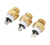 Rosvola Interruptor de Temperatura del Ventilador del Refrigerante del Radiador de bajo Consumo 3 Piezas M16x1,5 Mm para CB250 CB600 CBR600 CB900 Metal Confiable
