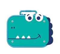 Rosvola Juego de Rompecabezas de Taladro de Dinosaurio, Caja de Herramientas Educativa de Bricolaje con Taladro Eléctrico para Niños de 9,25 X 2,76 X 7,48 Pulgadas (de Dinosaurio)