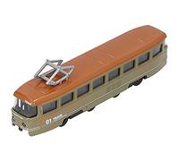 Rosvola Juguete de Autobús de Aleación para Niños, Modelo de Simulación con Luces y Sonidos para Regalo de Cumpleaños, 18 X 4 X 3 Cm, Duradero y Divertido (Green)