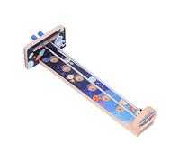Rosvola Juguete de Cuentas de Equilibrio de Madera para Niños, Colorido Juego Educativo Interactivo para Diversión Entre e Hijos, Material de Madera Duradero, Tamaño 33 X 12 X 7 Cm (Espacio)