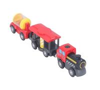 Rosvola Juguete de Tren Locomotora a Batería con Conexión Magnética para Niños Tiempo de Juego Interactivo Material ABS 11.02 X 1.42 X 2.01in 3 Piezas (Tipo 2)