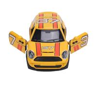 Rosvola Juguete Modelo de Coche de Carreras de Aleación 1:32, Exquisito y Resistente para Niños, Juego Educativo y Colección (Yellow)