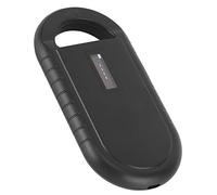 Rosvola Lector de Chip de 134,2 KHz Lector Portátil de Mano para Identificación y Seguimiento de Animales Plástico ABS Negro 1 Unidad