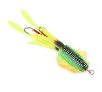 Rosvola Luminous UV Squid Lure, Strong Allure Color (Yellowish-Green)