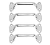 Rosvola Manija de Agarre para Puerta de Barco, Riel Grande de Acero Inoxidable 316 de Alta Resistencia para Yates, Botes Inflables, 150mm X 48mm, Paquete de 4