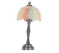 Rosvola Mini Lámpara de Pie para Casa de Muñecas, Luz LED de Diseño Elegante para Casa de Muñecas Decorativa, Sala de Estar, Dormitorio, Miniatura a Escala 1:12