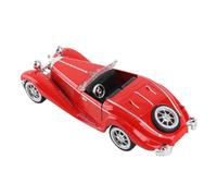 Rosvola Modelo de Automóvil Convertible a Escala 1:32 para Entusiastas y Coleccionistas de Automóviles Antiguos Hecho de Aleación y Plástico 5.24x1.61in (Rojo)