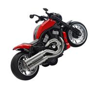 Rosvola Modelo de Motocicleta a Escala 1:12 con Música y Luces para Niños y Niñas - Motocicleta de Juguete de Aleación Premium, 6,3 X 2,8 X 3,1 Pulgadas (Rojo)
