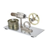 Rosvola Modelo de Motor Stirling, Juguete Educativo, Motor de Combustión Externa para Proyectos Científicos, 1 Unidad de Hierro