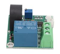 Rosvola Módulo de Sensor de Corriente Dispositivo de Detección de CA de de 12 V para Pruebas de Sobrecorriente del Motor y Demostración Educativa 0-5A