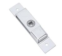 Rosvola Pestillo de Cerradura de Puerta Resistente para Seguridad y Versatilidad en Puertas Cortafuegos y Apto para Paneles de Acceso, Acero Galvanizado, 1 Unidad