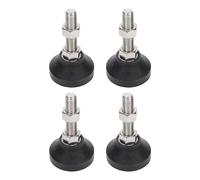 Rosvola Pies Niveladores Ajustables, 4 Piezas Niveladores de Muebles de Ajuste de de Alta Resistencia, Tornillos para Gabinete, Mesa, Silla, Patas Autoniveladoras para Mesa, Silla, Banco de Trabajo