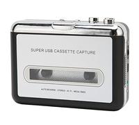 Rosvola Reproductor de Casete USB Escucha de Música en Cinta de Alta Fidelidad, Liviana, para Computadoras Portátiles y PC