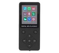 Rosvola Reproductor MP3 MP4 Bluetooth Súper Fino con Memoria Ampliable de 128 GB y Pantalla de 1,8 Pulgadas para Entusiastas de la Música en Movimiento (Black)