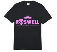 Roswell New Mexico NM 47 UFO Crash Alien 1947 Rosa Comfort Colors Adult Heavyweight T-Shirt